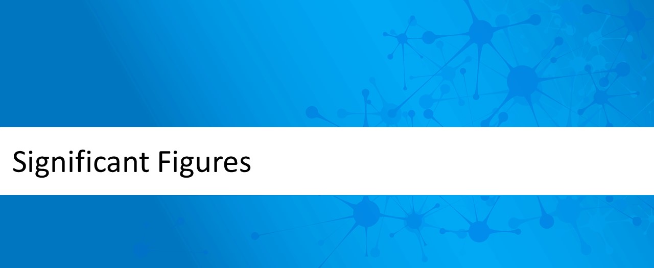 Open Science - Significant Figures